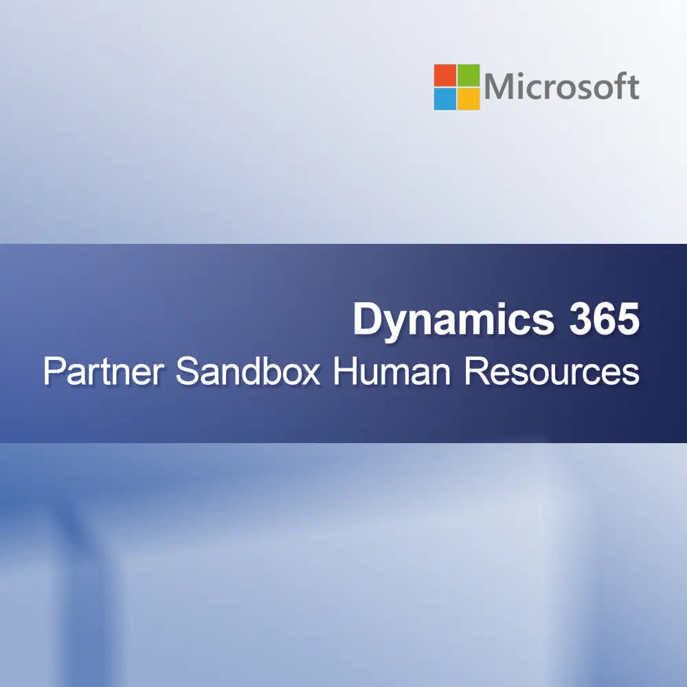 Dynamics 365 Partner Sandbox Human Resources